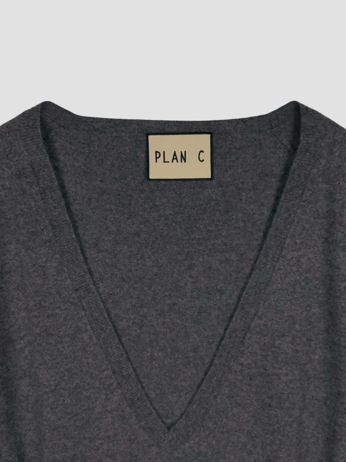 Deep v-neck top