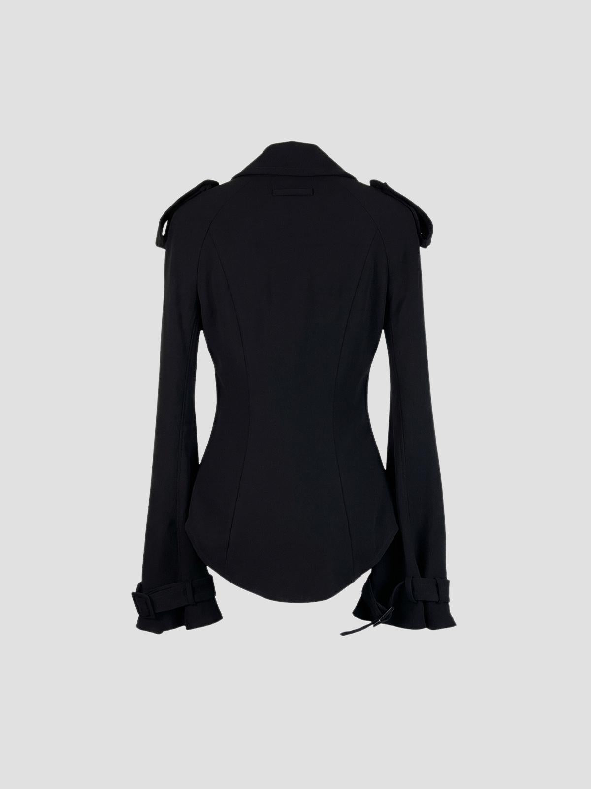 Military shirt woman fit with trench details