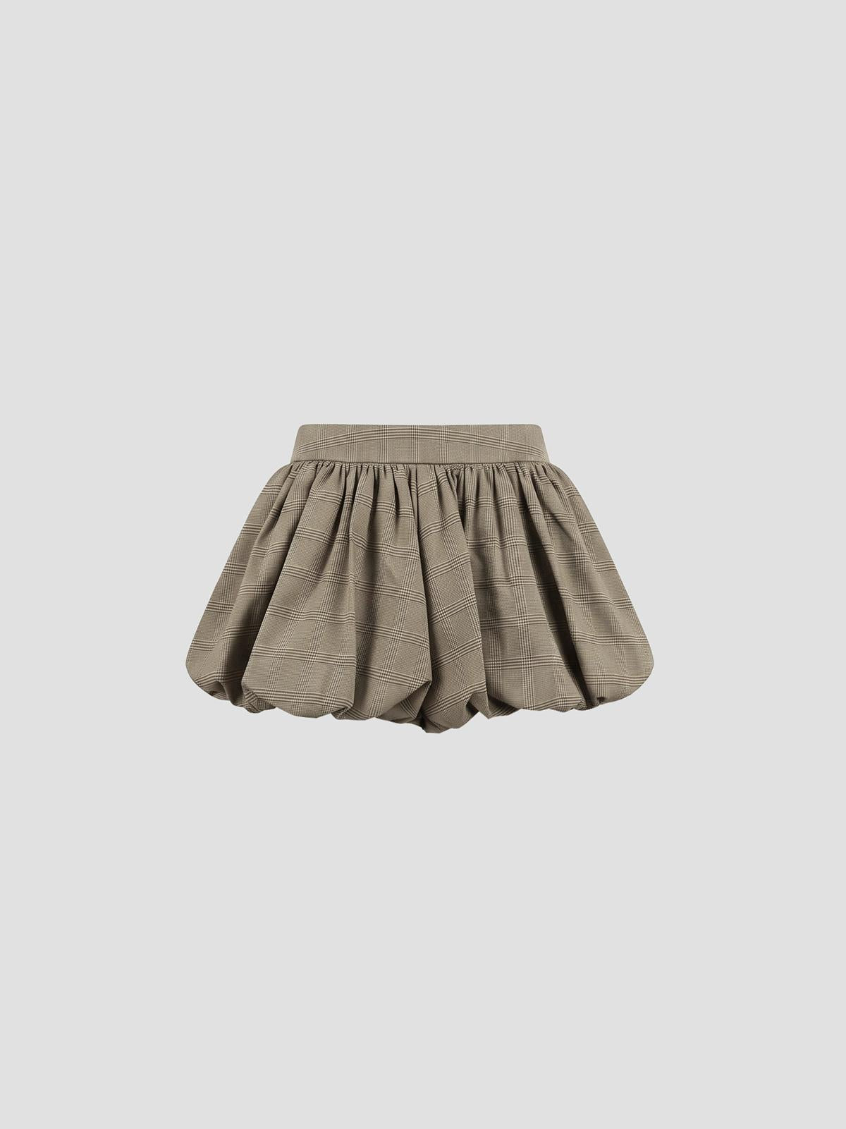 Alina bubble hem shorts