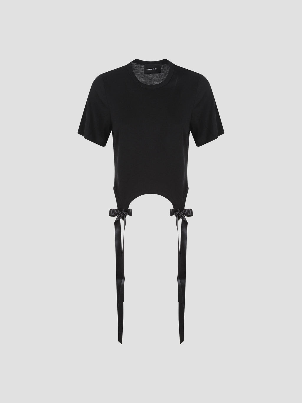 Easy short sleeve t-shirt w/ bow tails