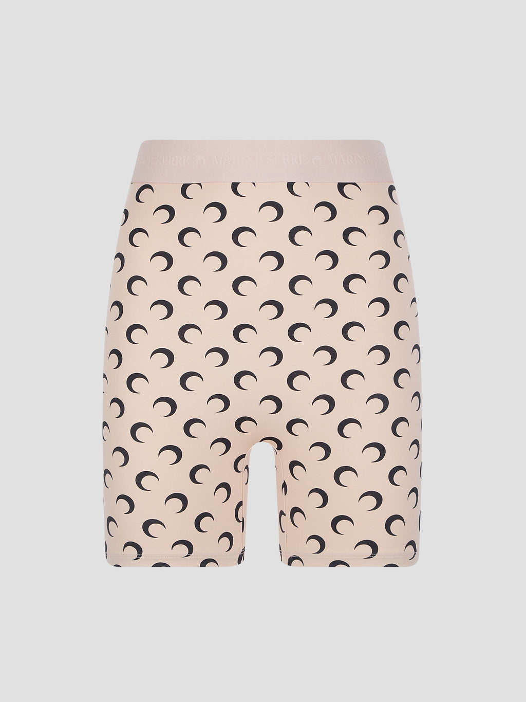 Moon printed biker shorts