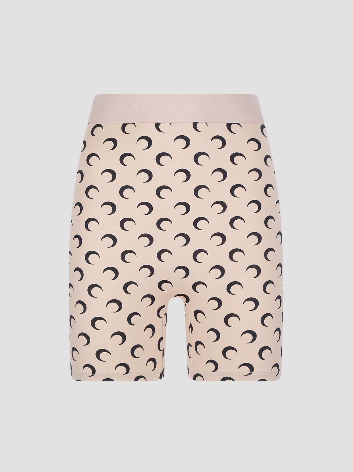 Moon printed biker shorts