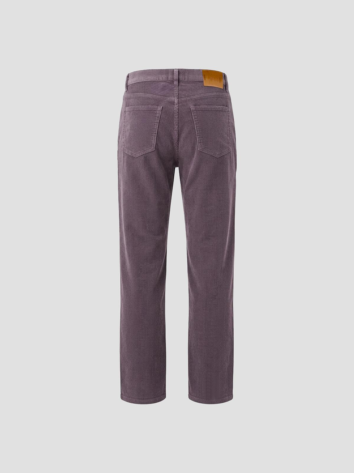 Corduroy flared trousers