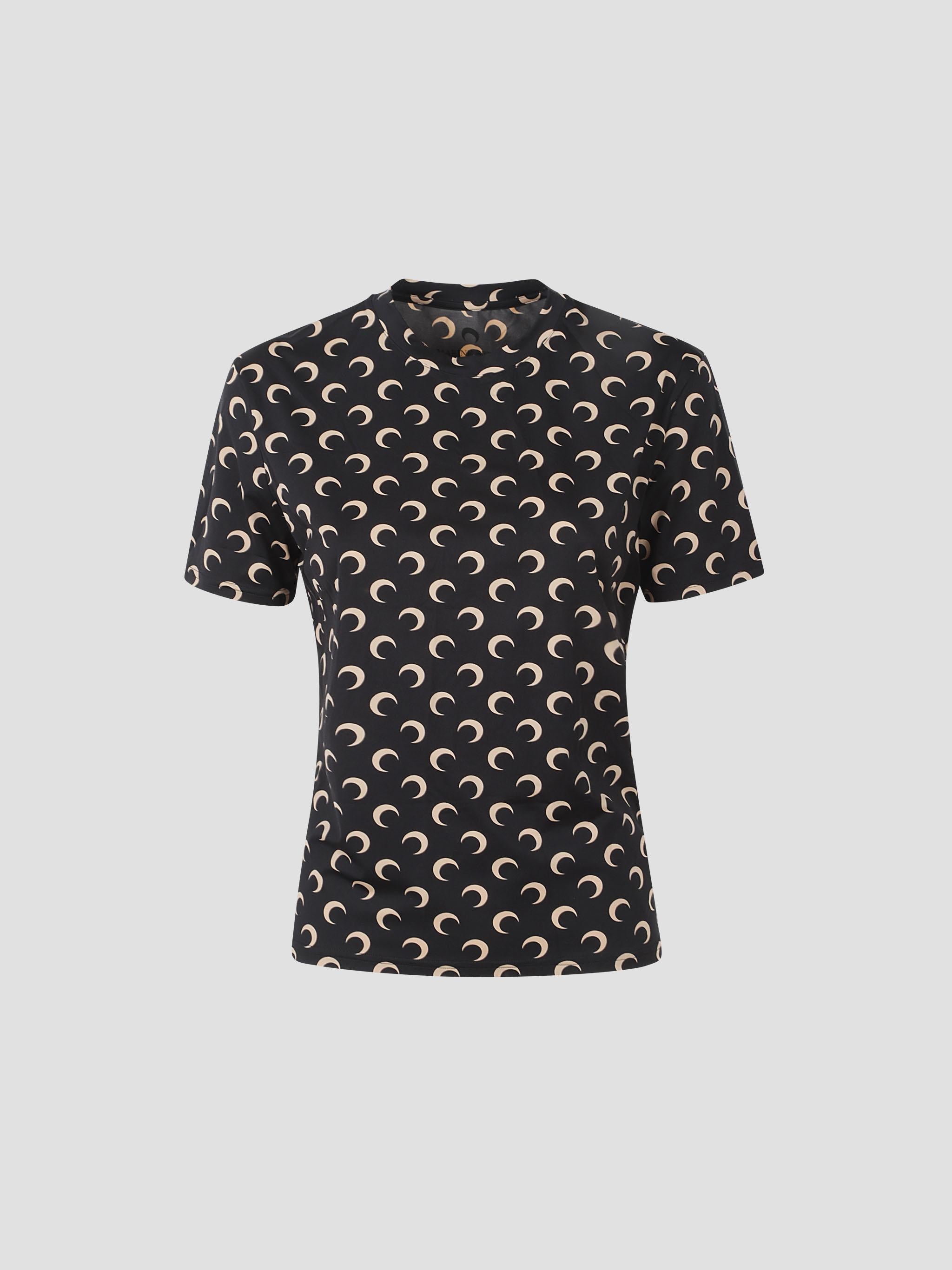 Moon printed crewneck top