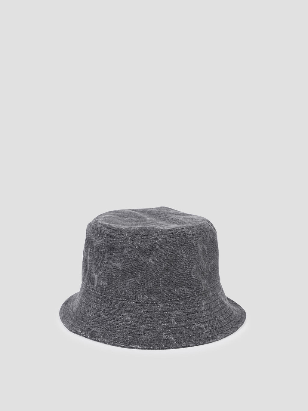 Moon laser denim bucket hat
