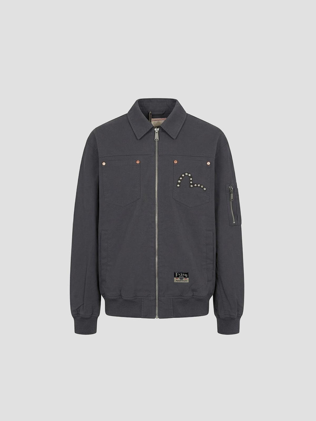 Evisu Ht hybrid 2 in 1 bomber jacket