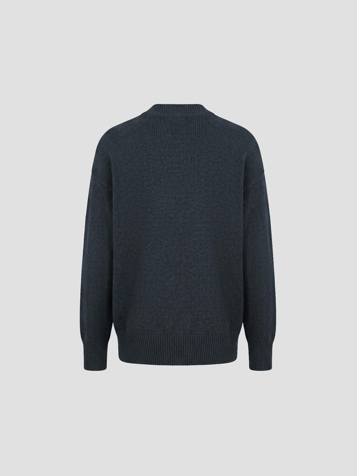 Raise v-neck sweater