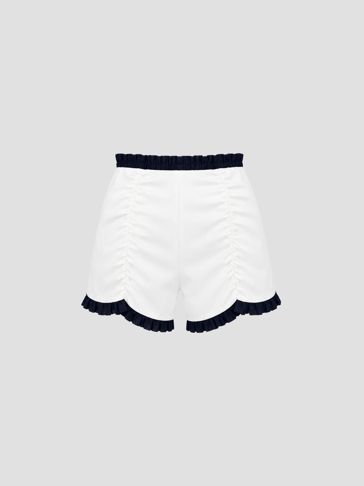 Ruffled shorts