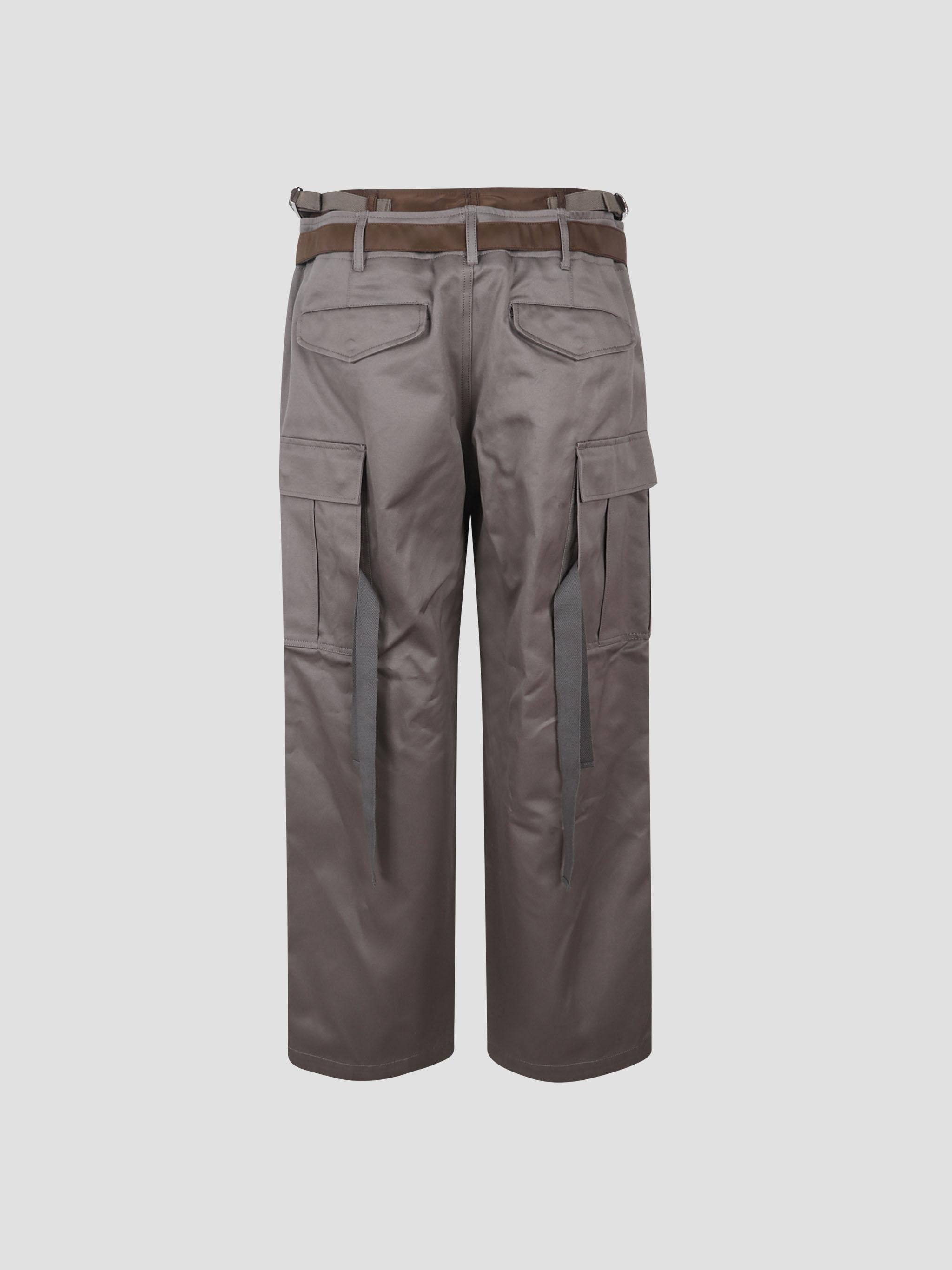 Cotton chino x nylon twill pants