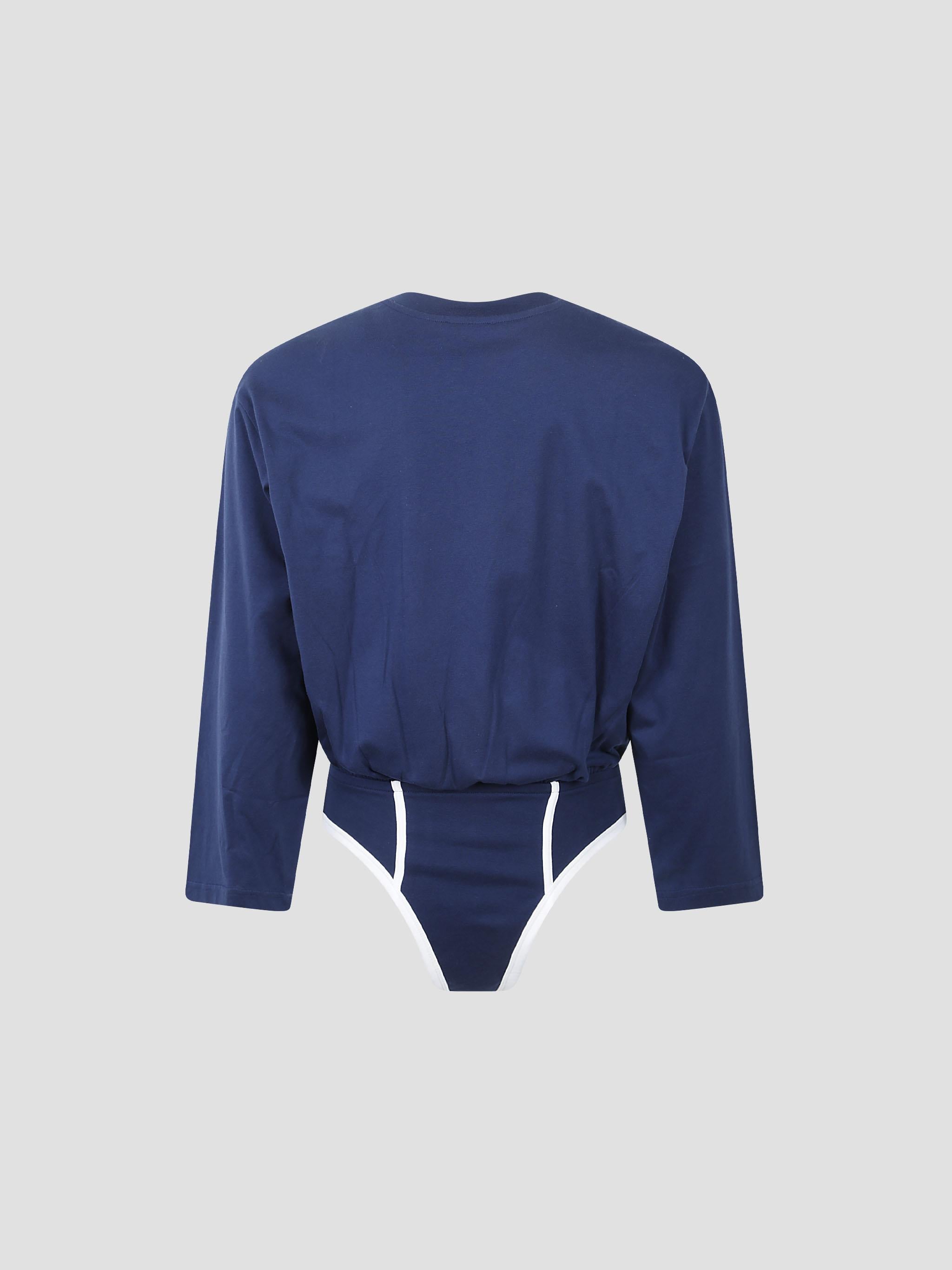 Long sleeves body with "twisted tee" and "underwea
