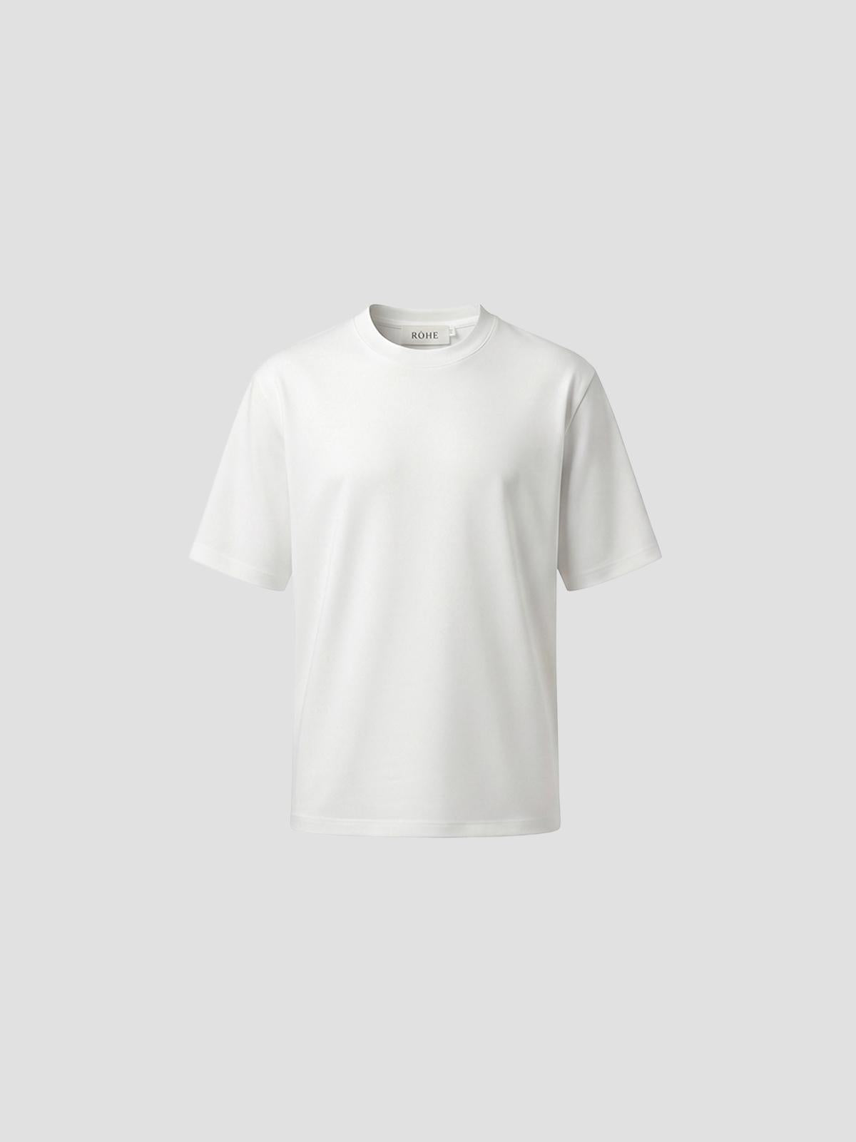 Oversized cotton silk t-shirt