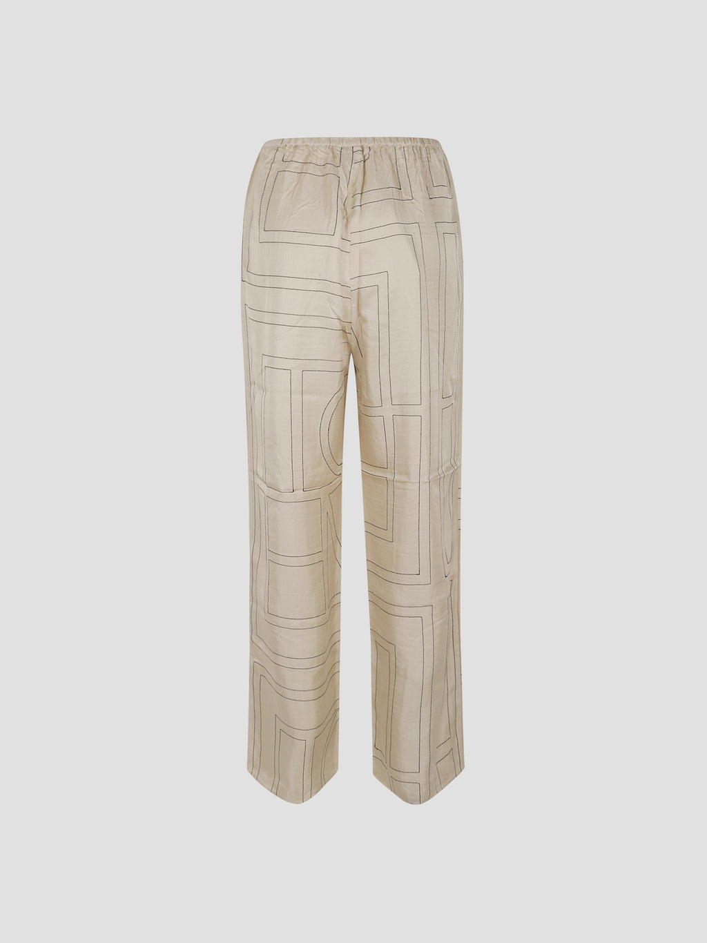 Monogram silk pj bottoms
