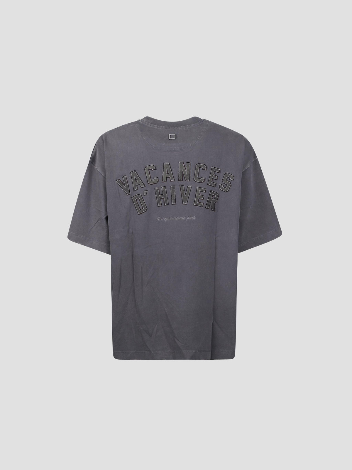 Washed logo cotton t-shirt