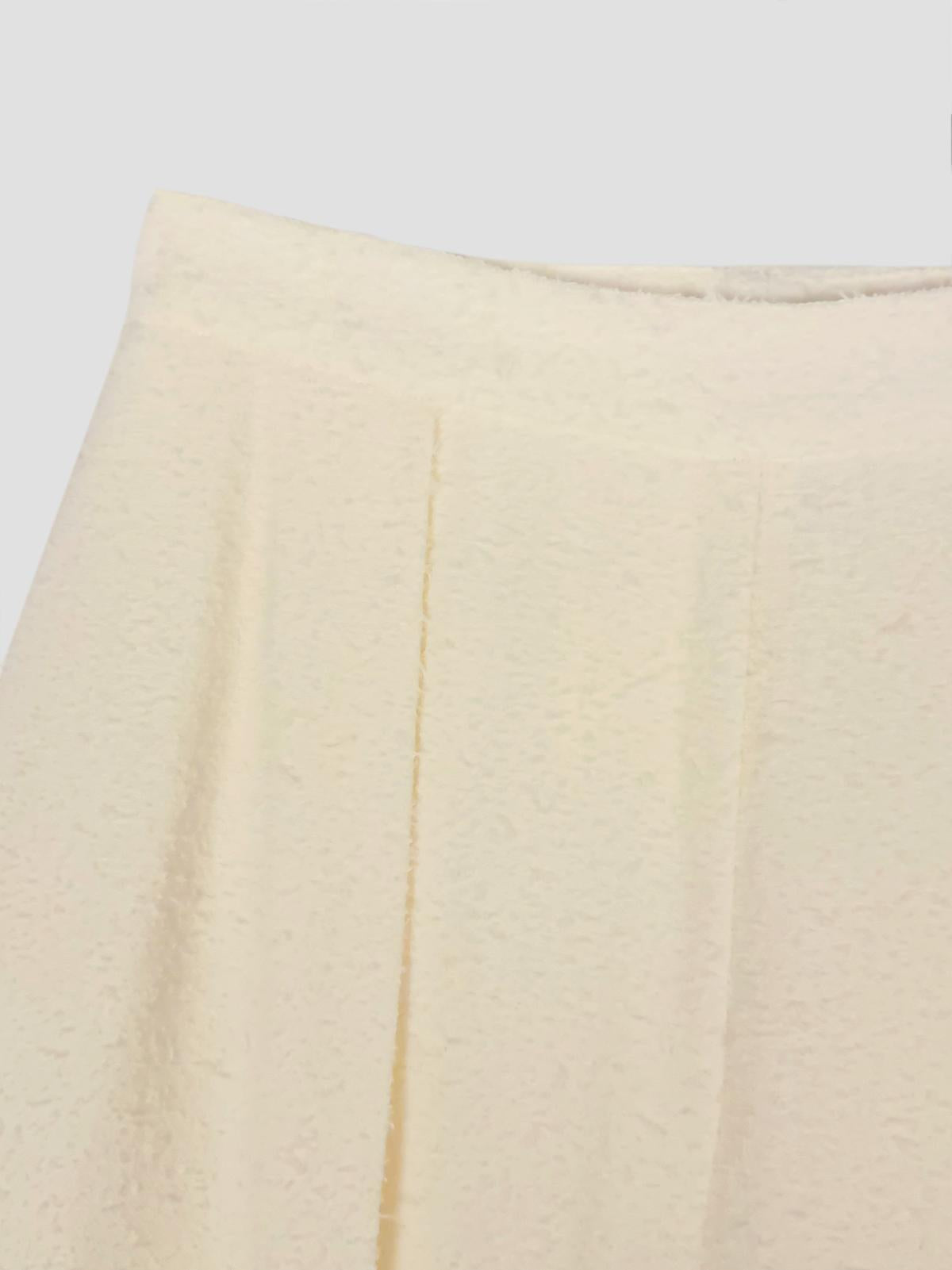 Sculptural puck tailored pants
