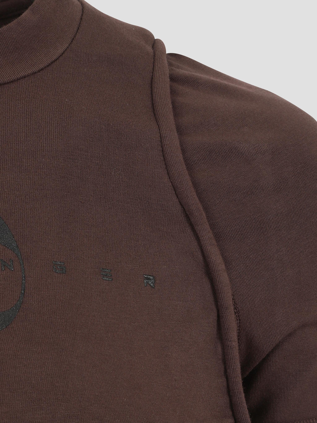 Knitted deconstructed t-shirt