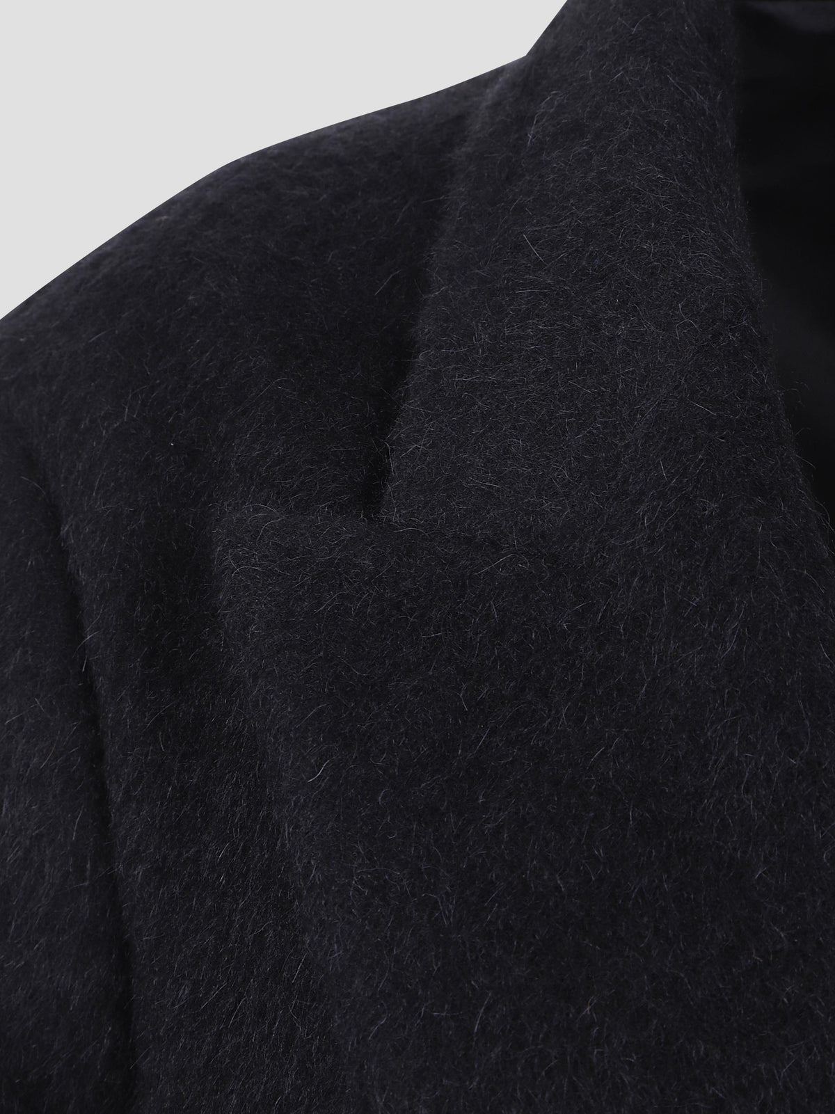 Aber double-breasted wool coat