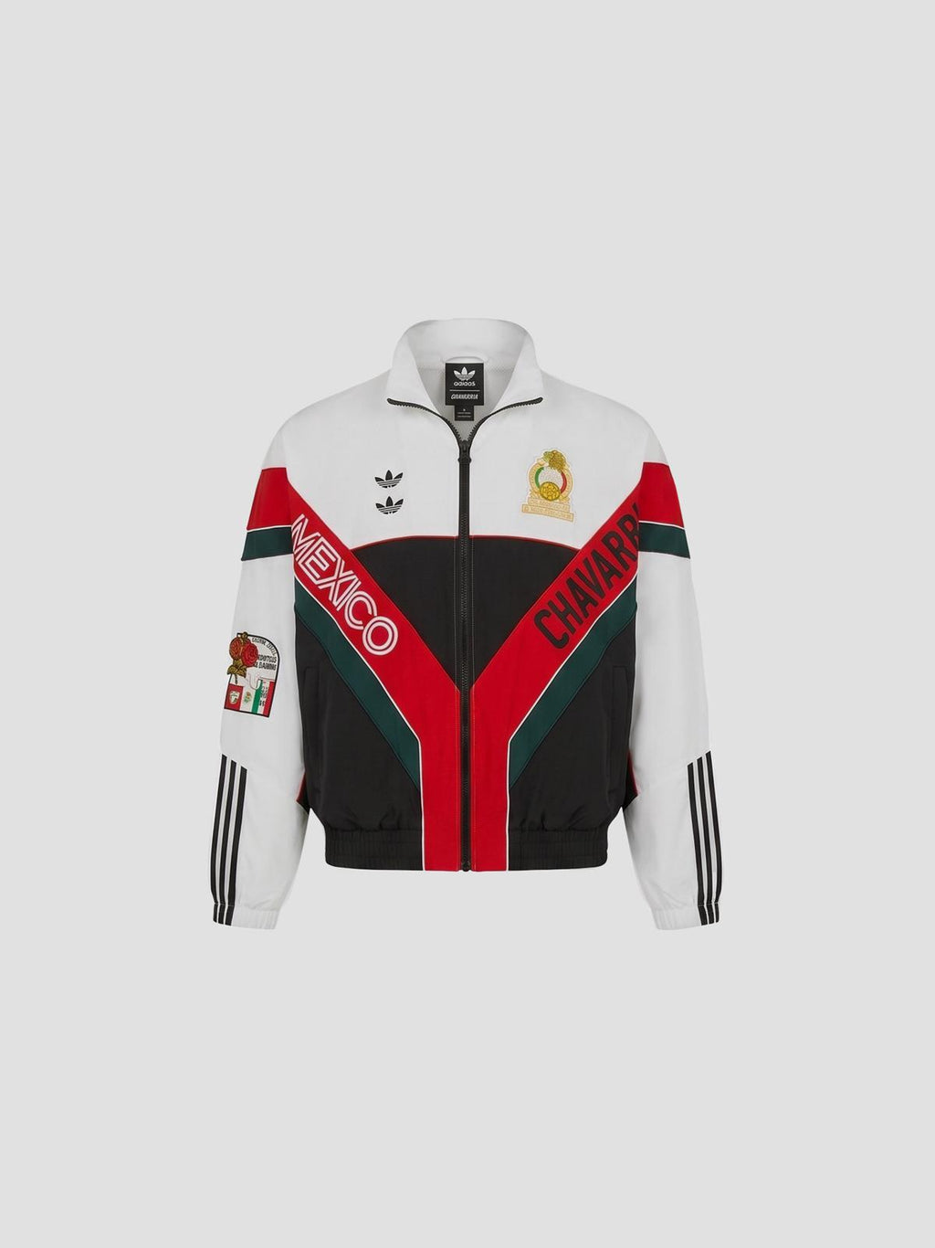 adidas x Willy Chavarria Wc oversized anthem woven track jacket in white
