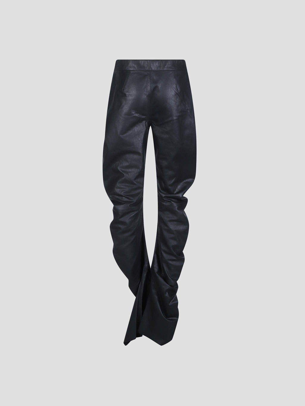 Jessa ruched leather trousers