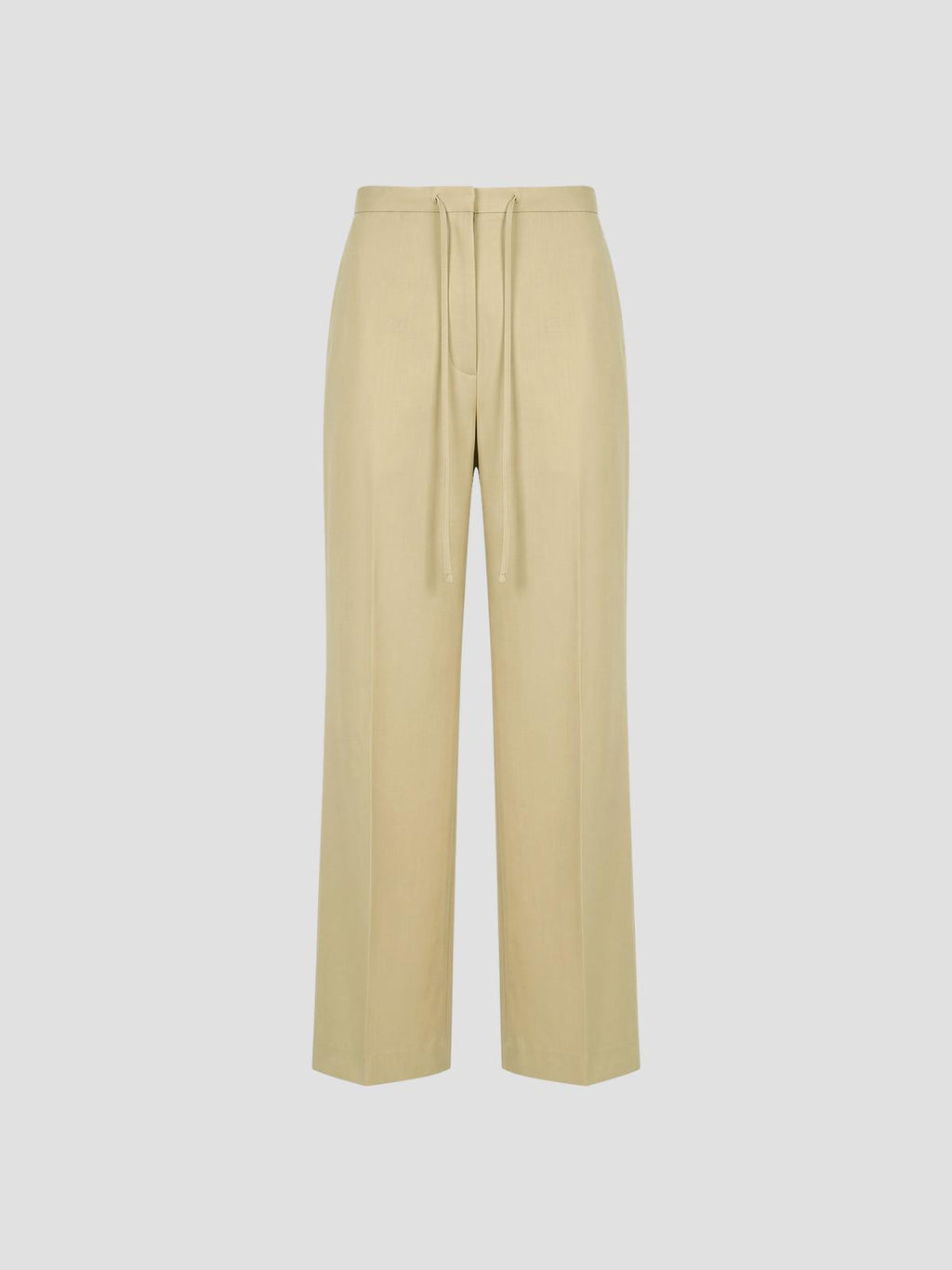 Róhe Relaxed drawstring trousers in brown