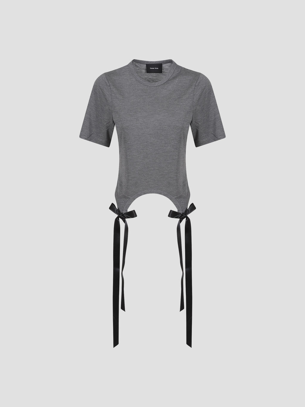 Easy short sleeve t-shirt w/ bow tails