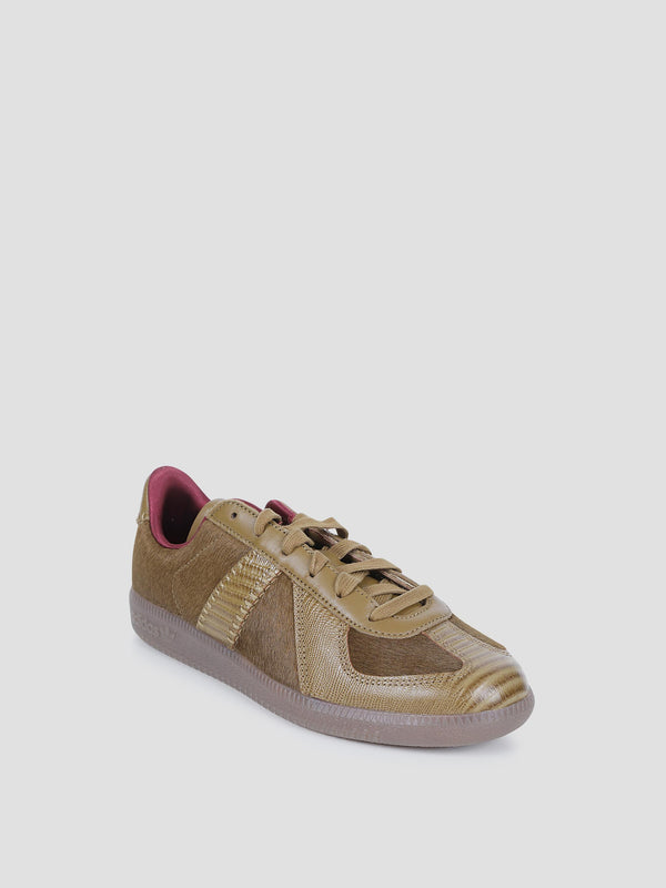 Wales bonner bw army pony hair sneakers khaki