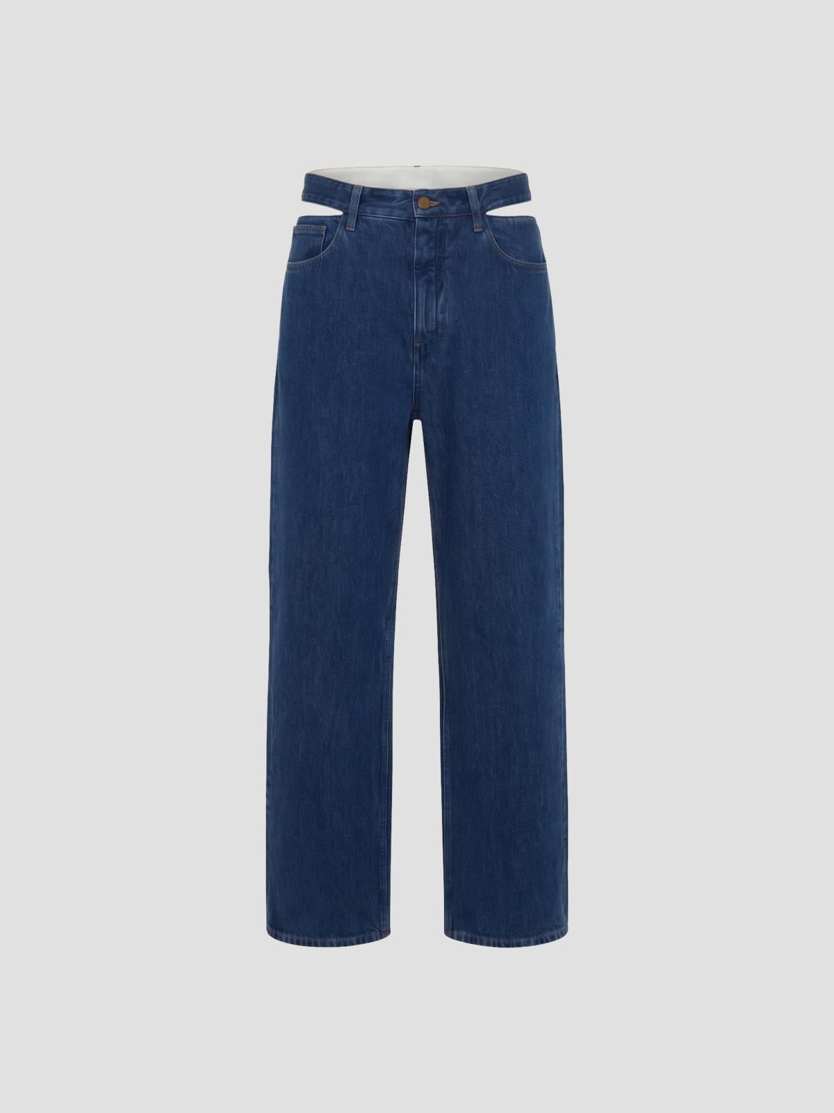 Denim trouser 140 aw 23 treated