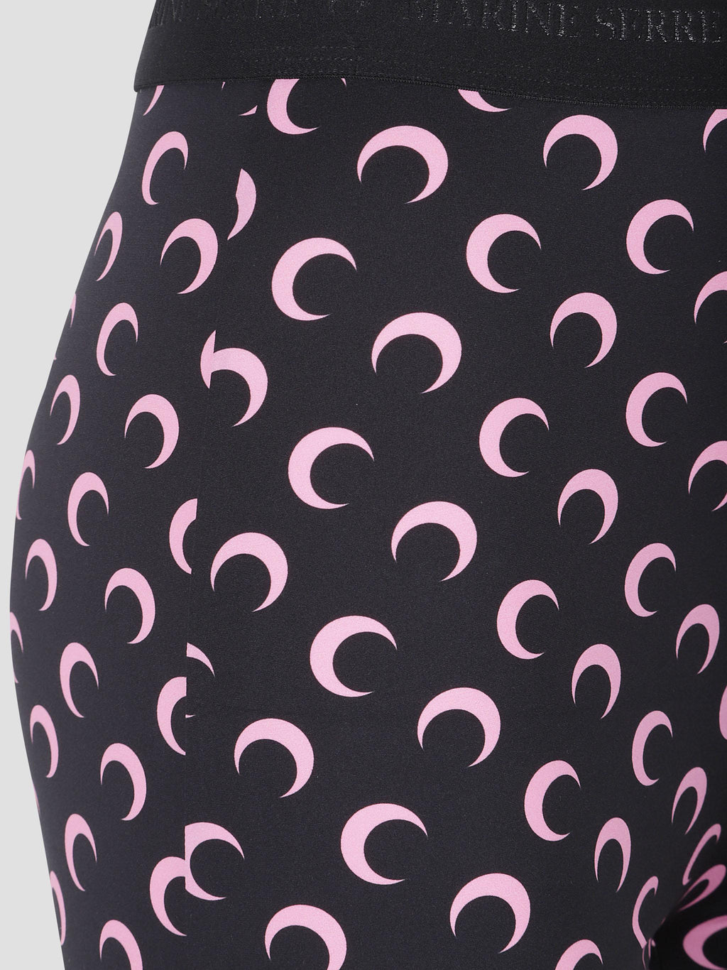 Moon printed biker shorts