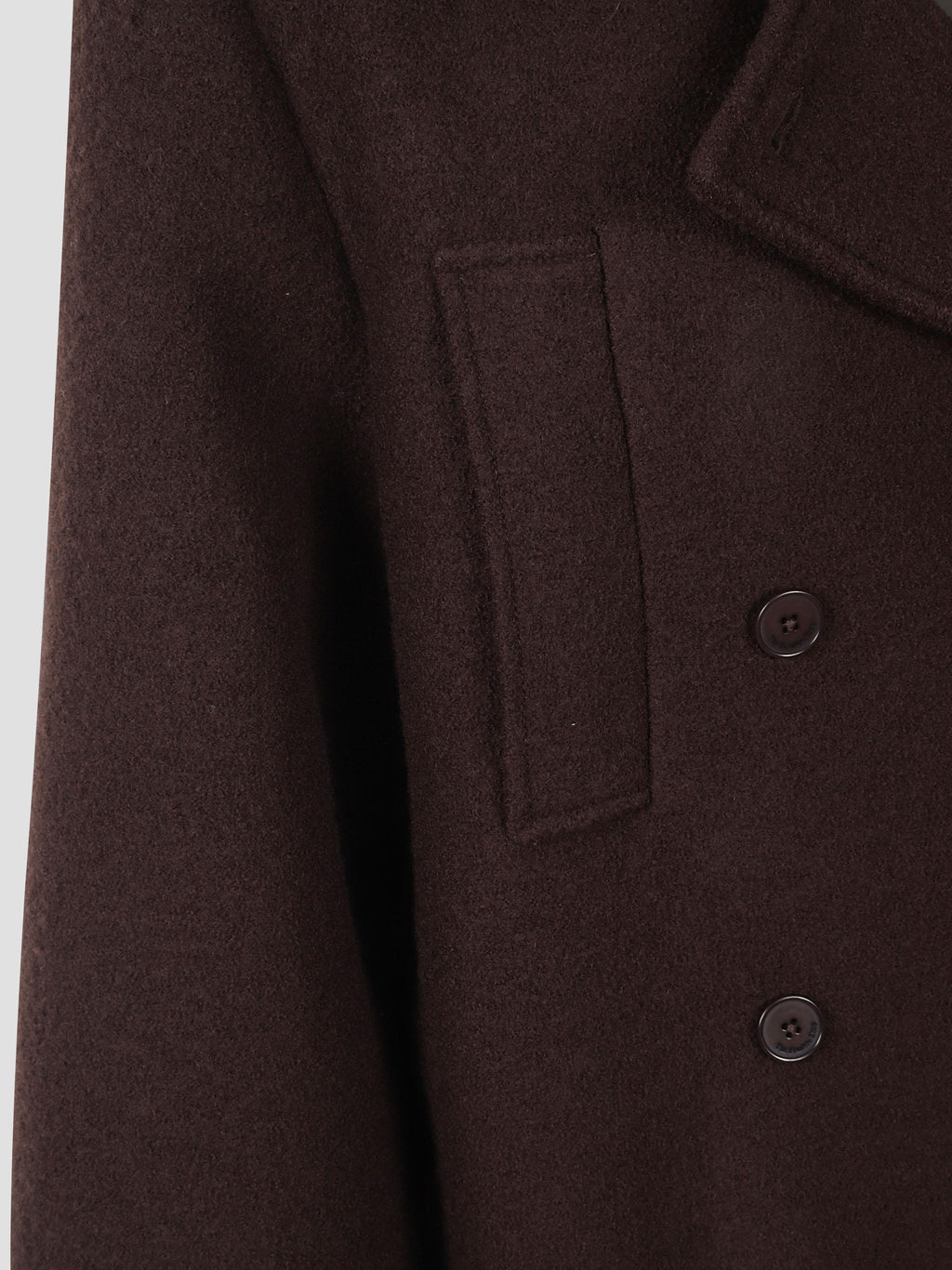 Scothern brushed wool peacoat