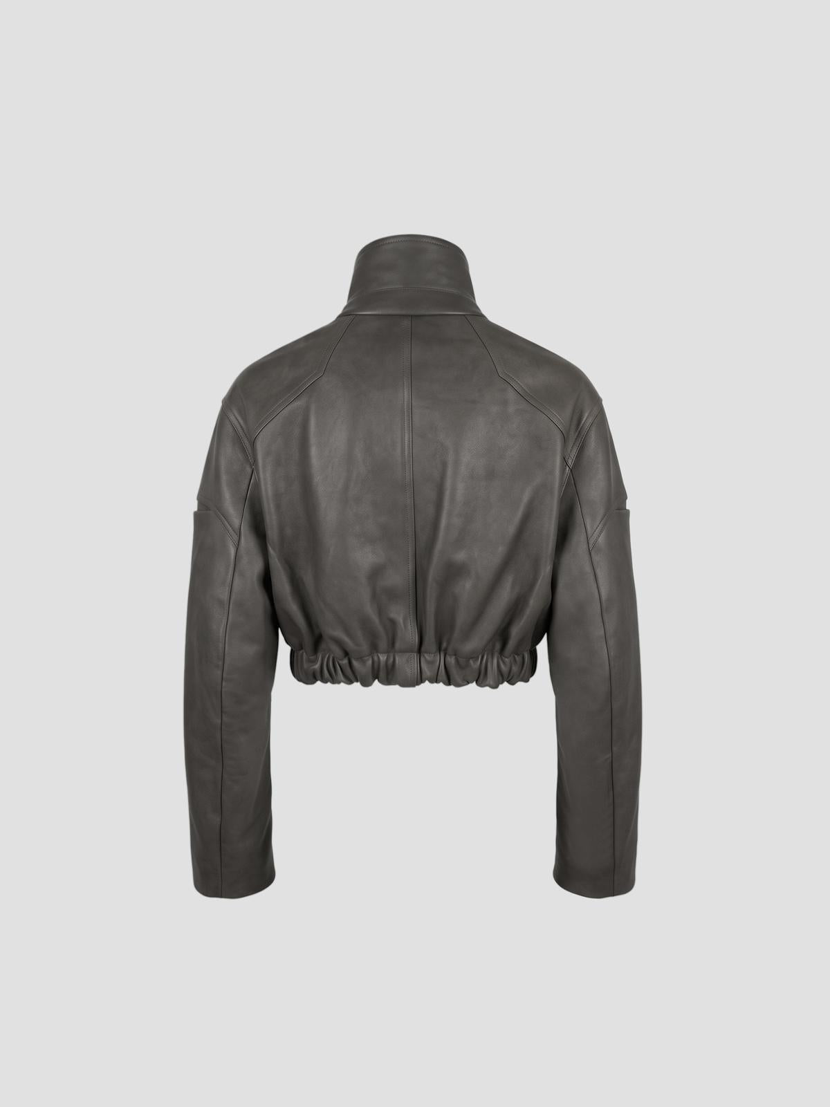 Collared mac bomber