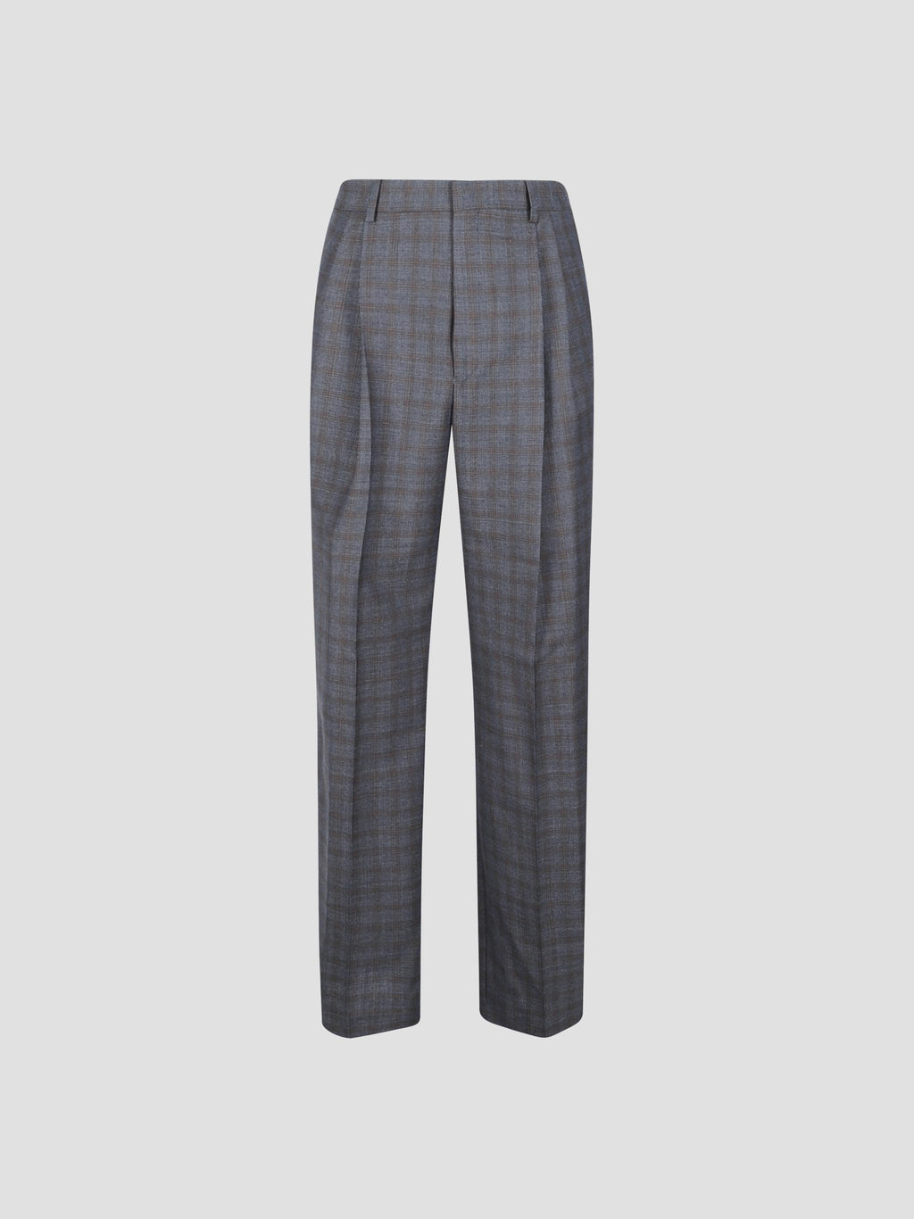 Panrom checked wool trousers