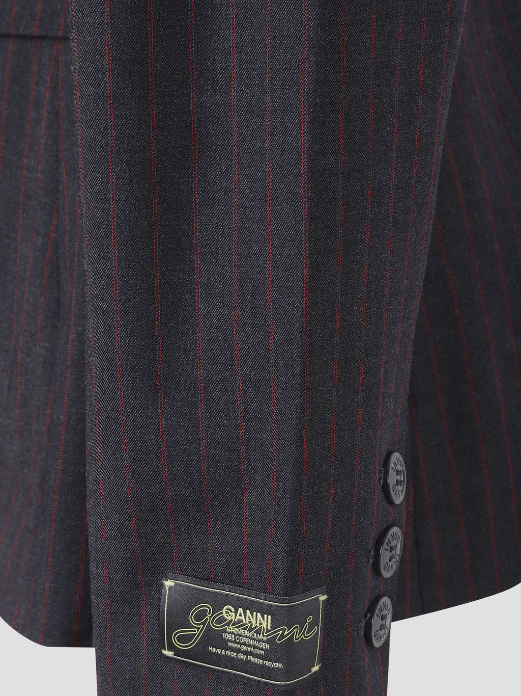 Stretch stripe blazer