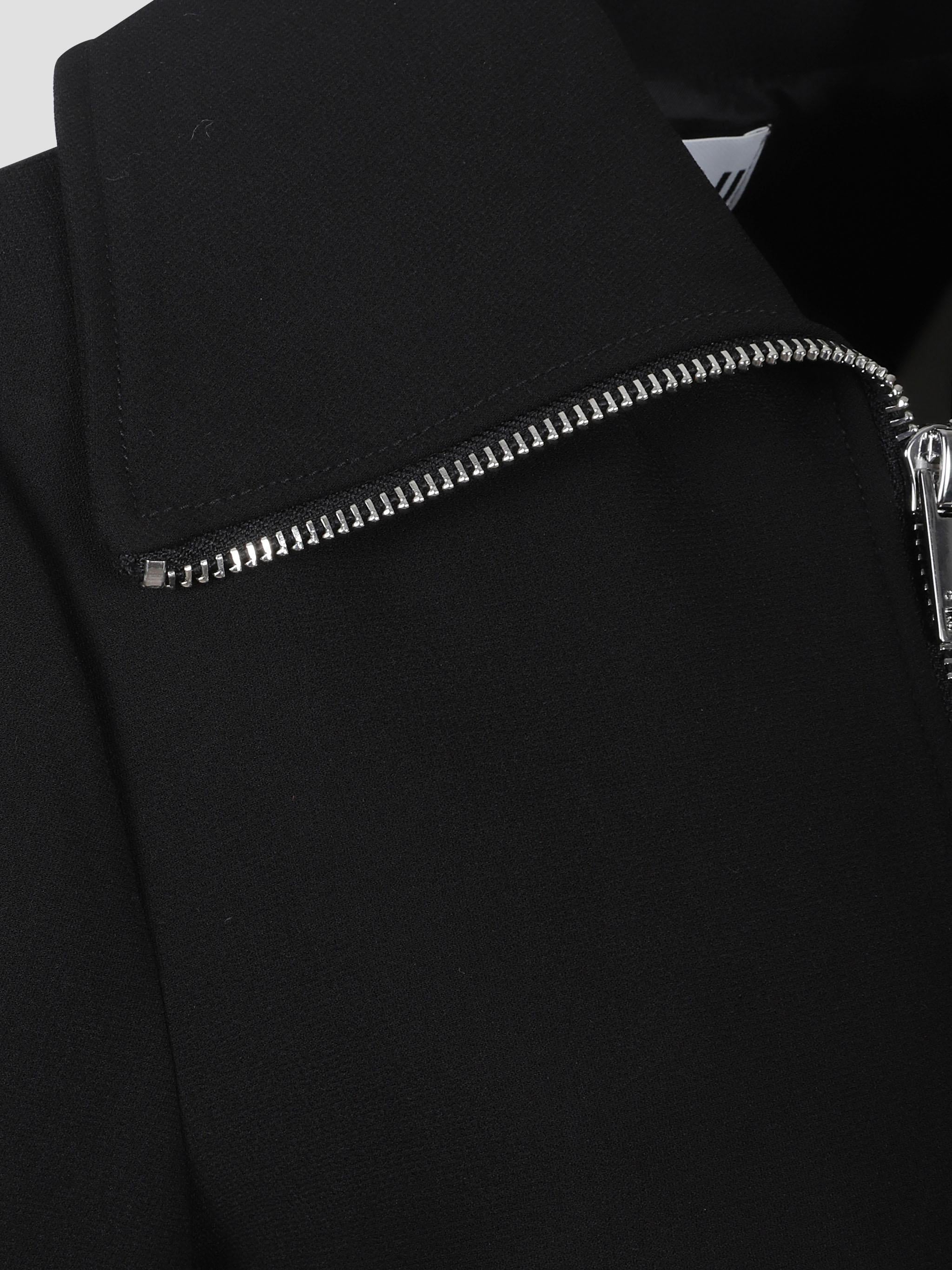 Bonded crepe mini dress