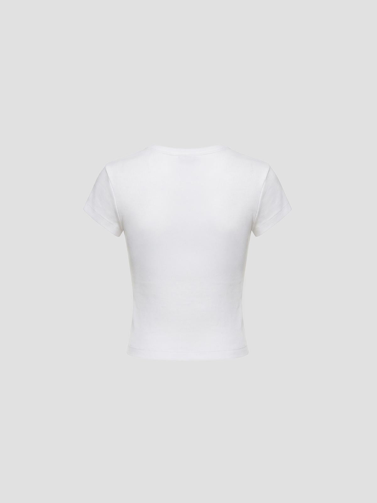 Oversized orb baby peru' tee