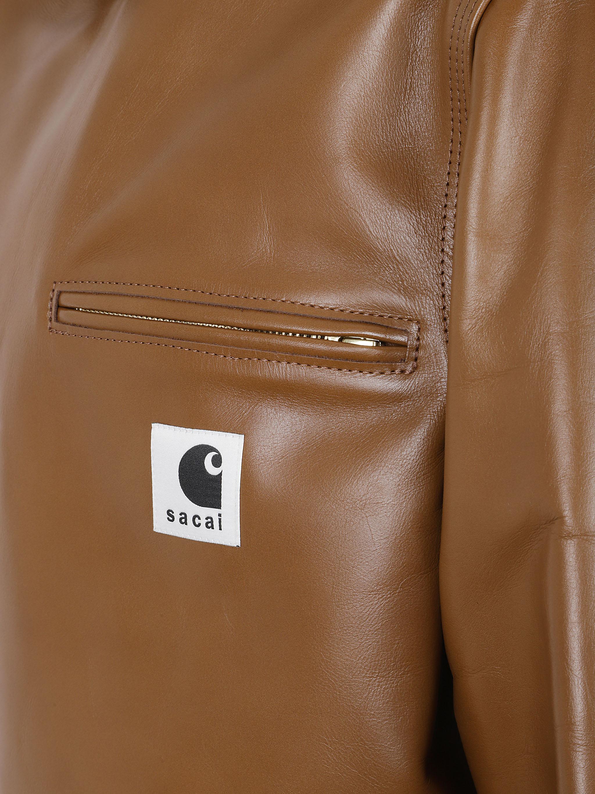 Carhartt wip leather jacket