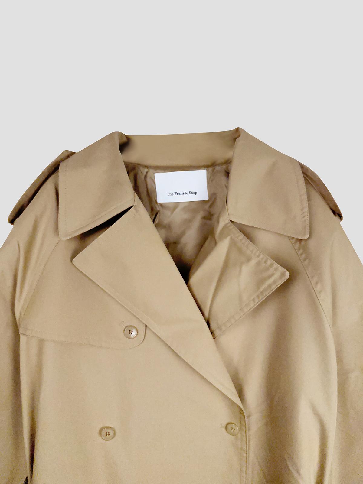 Riva cotton trench coat