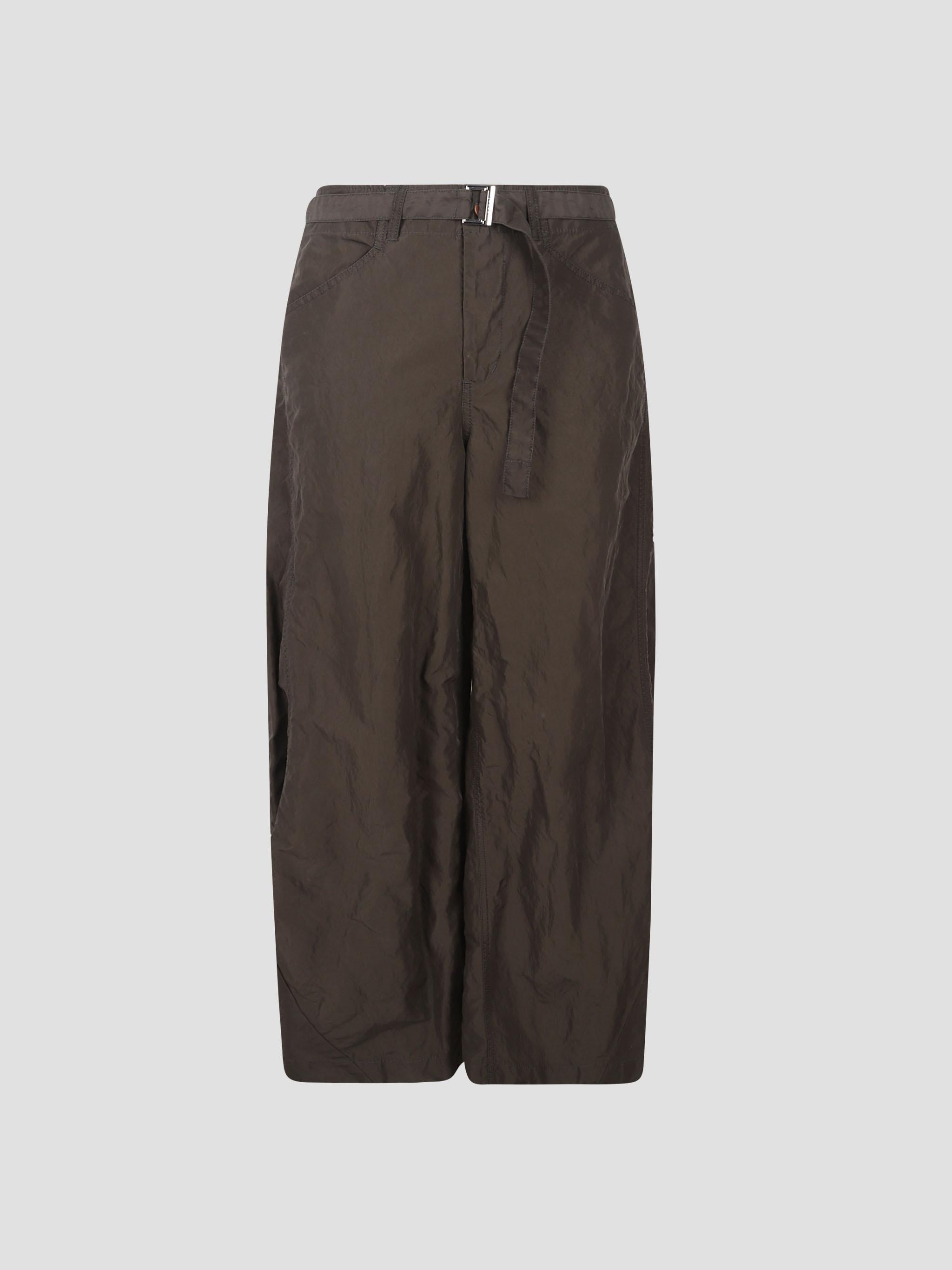 Treated nylon twill pants