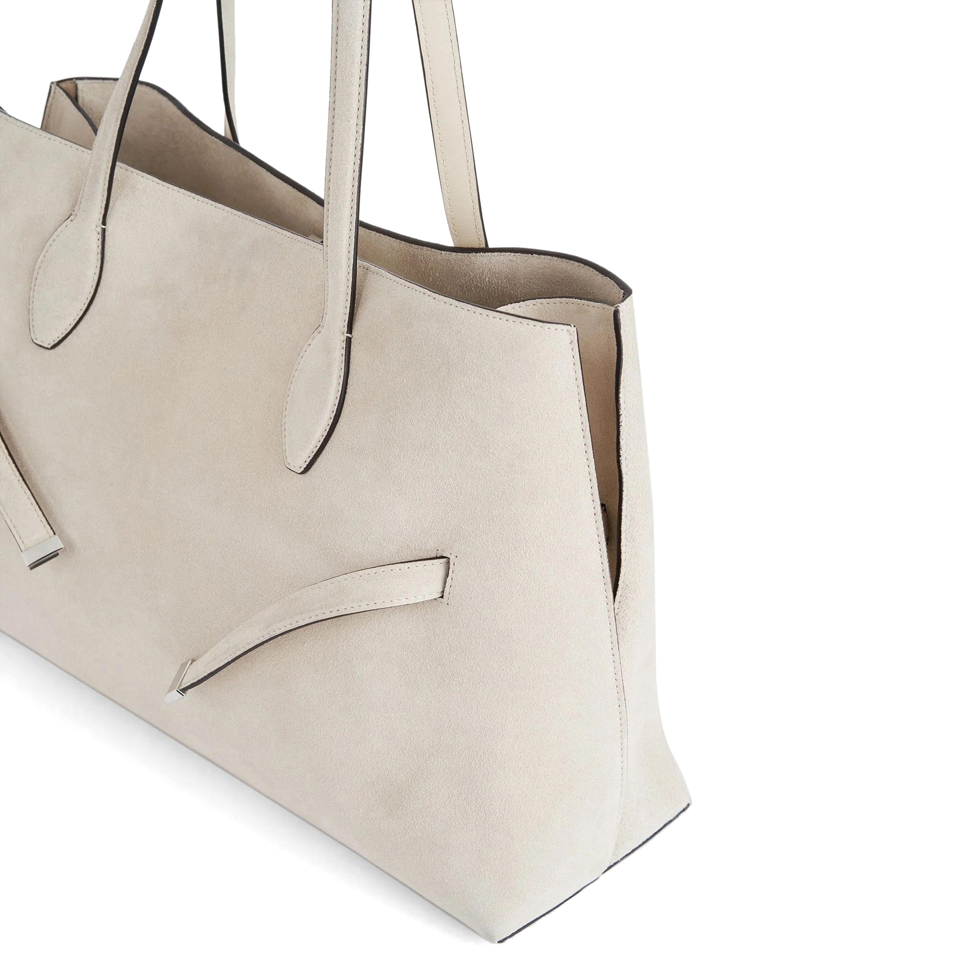 Suede lounge tote