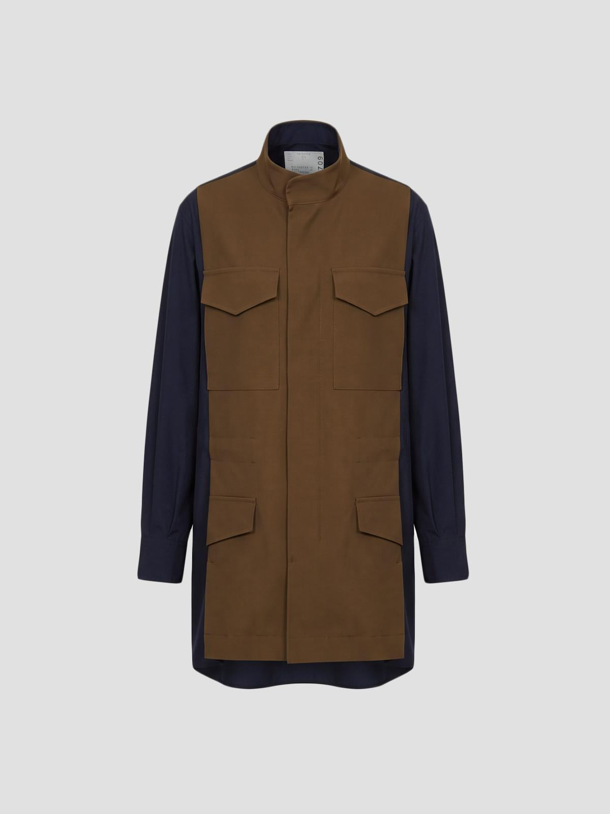 Suiting crepe shirt