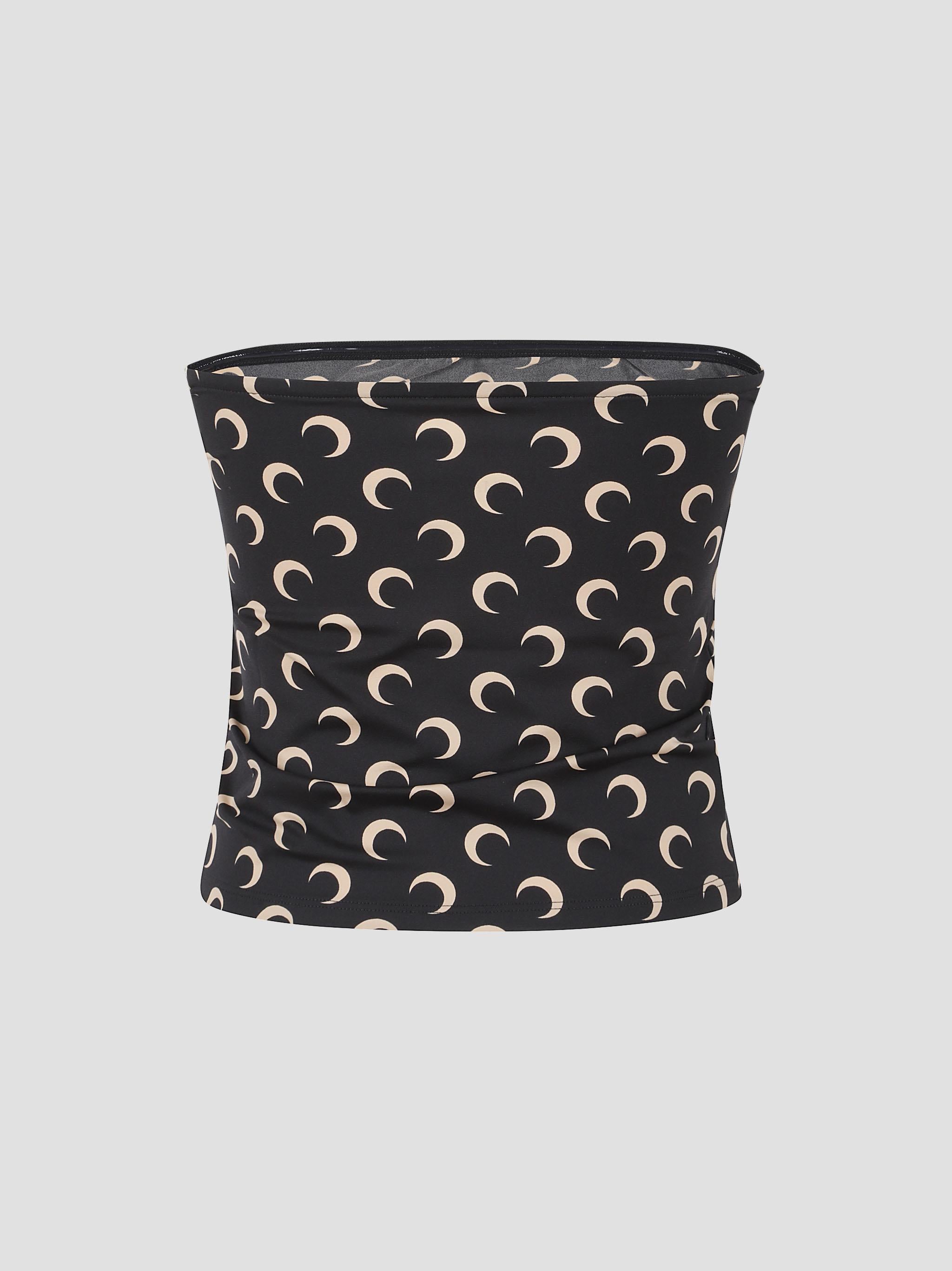 Moon printed tube top