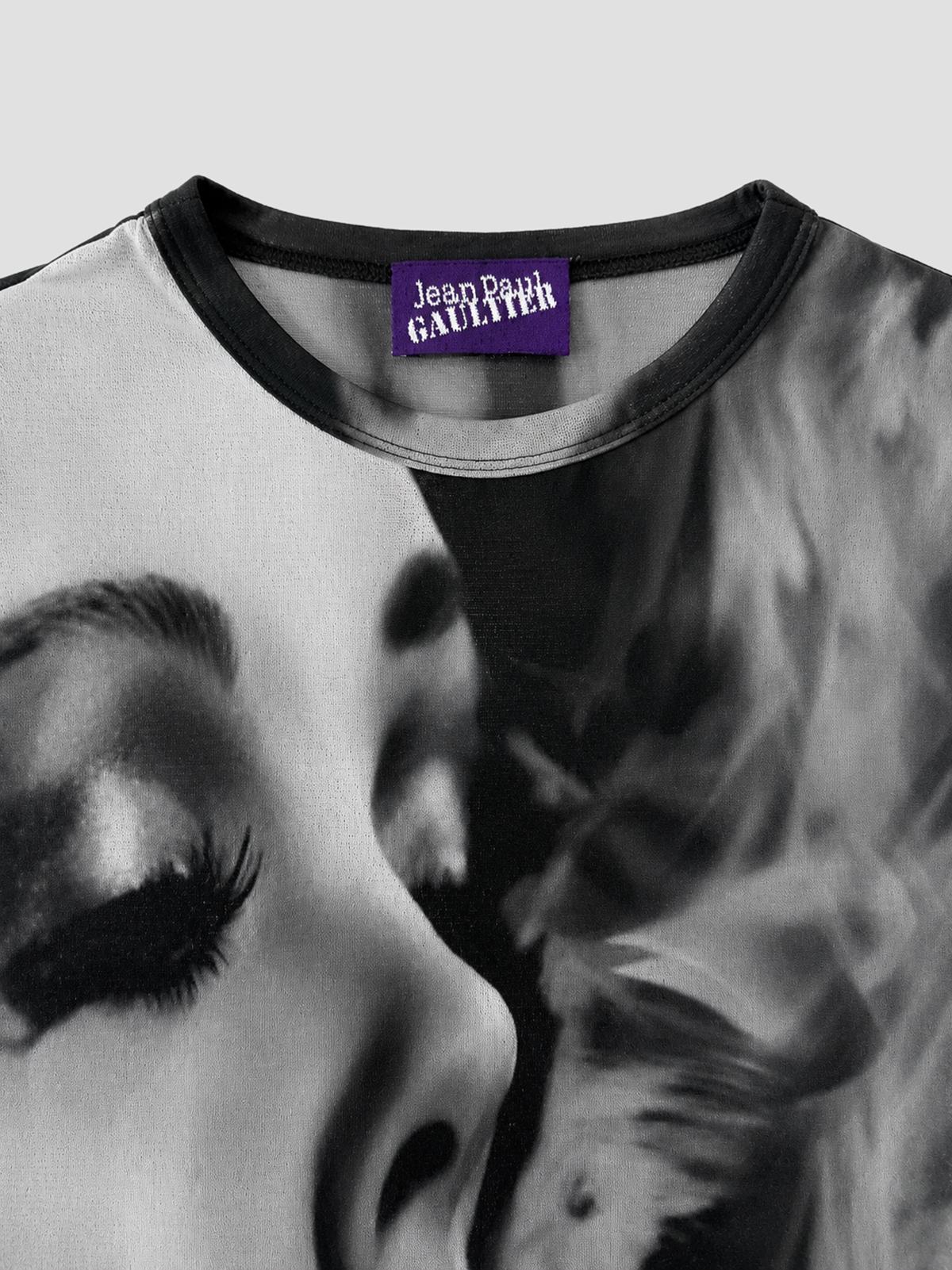 Long dress printed "smoking women"