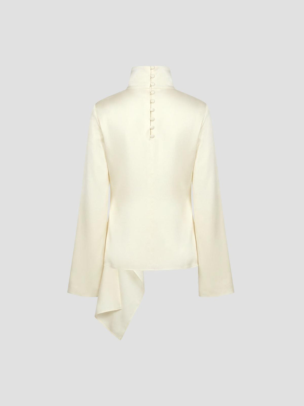 Silk foulard top