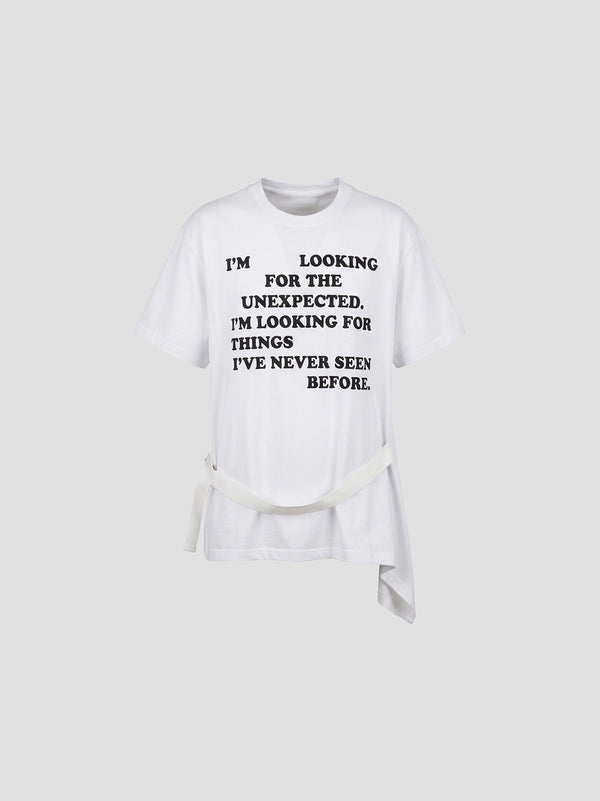 Graphic print t-shirt white