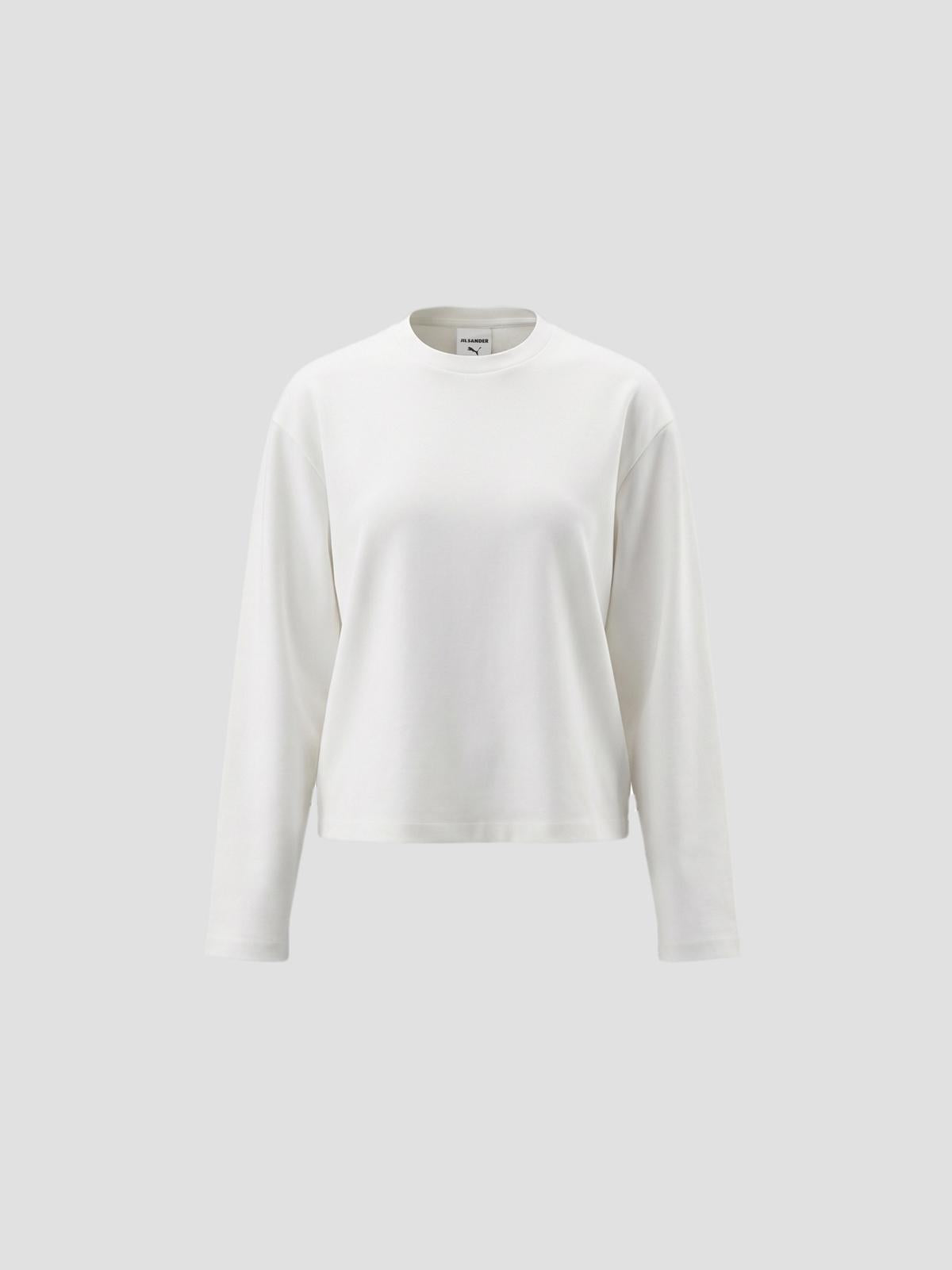 PUMA x Jil Sander long-sleeve T-shirt in white