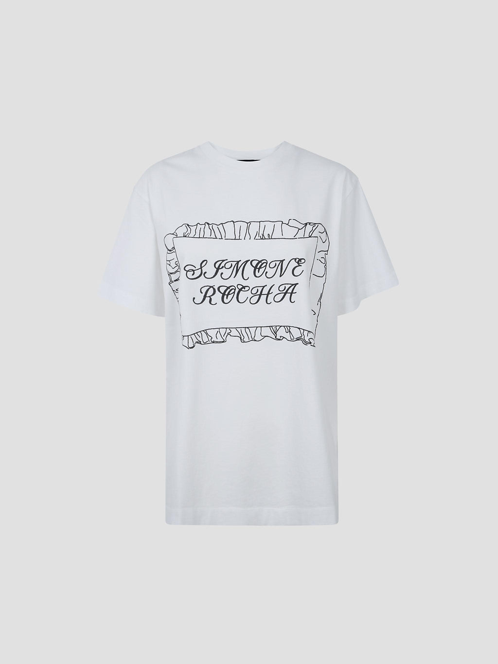 Pillowcase logo print t-shirt