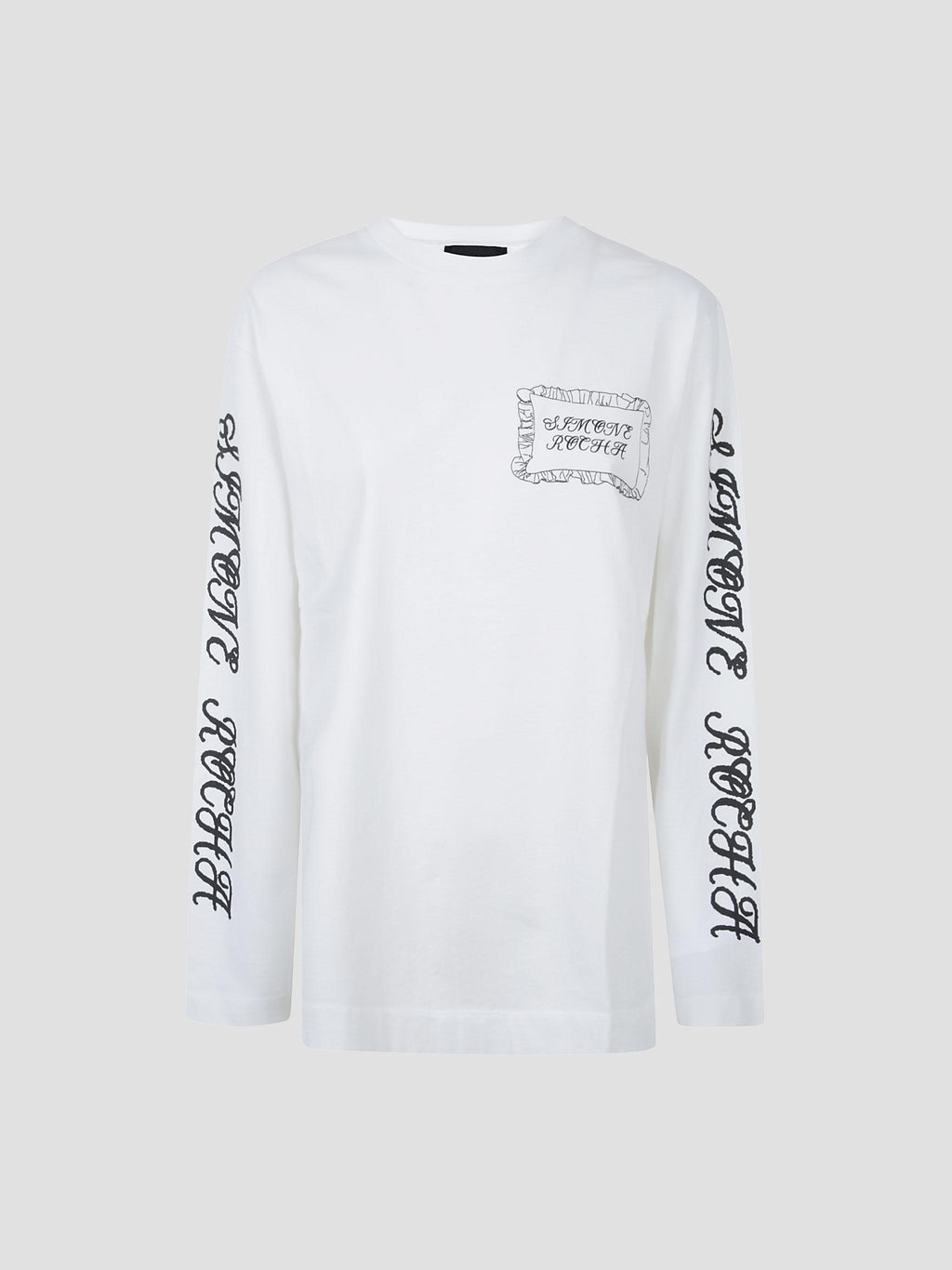 Pillowcase logo print long sleeve t-shirt