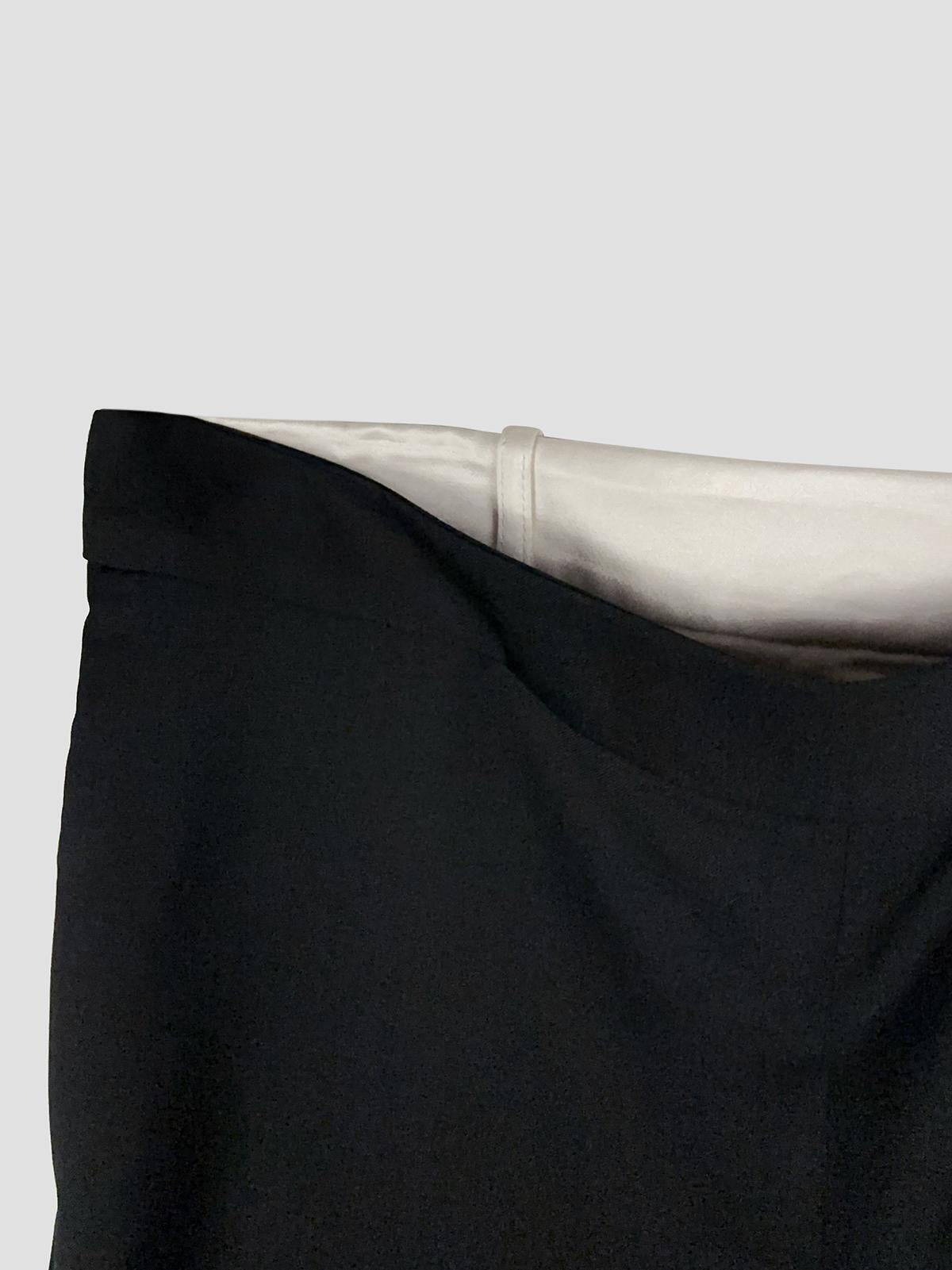 Double waistband trousers