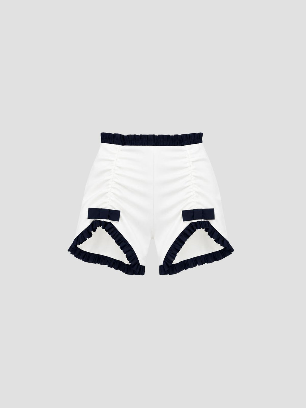 Vivetta Ruffled shorts in white