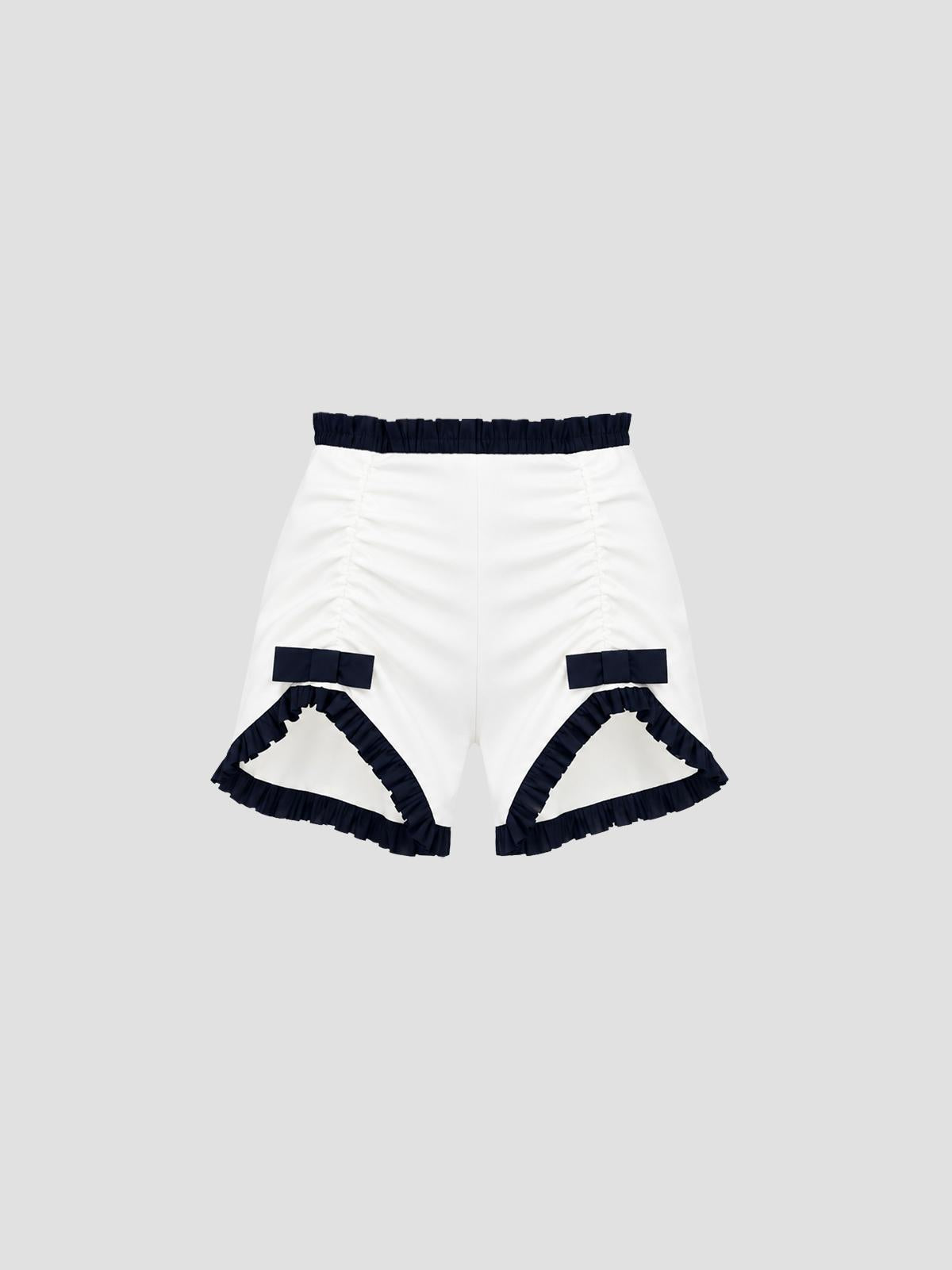 Ruffled shorts