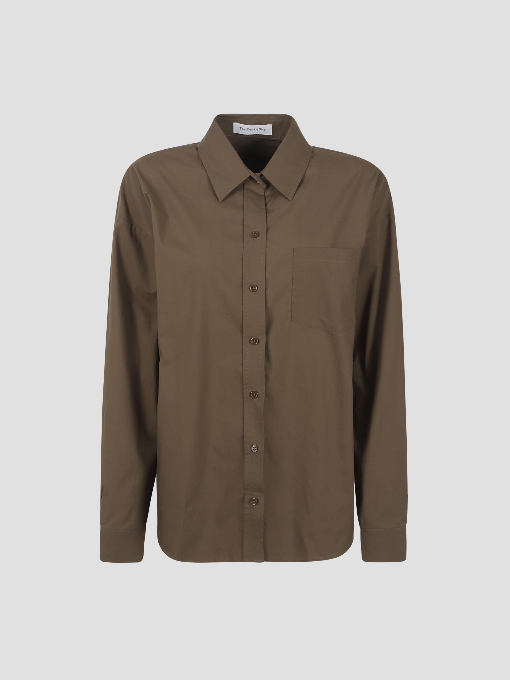 Ornella side button-up shirt
