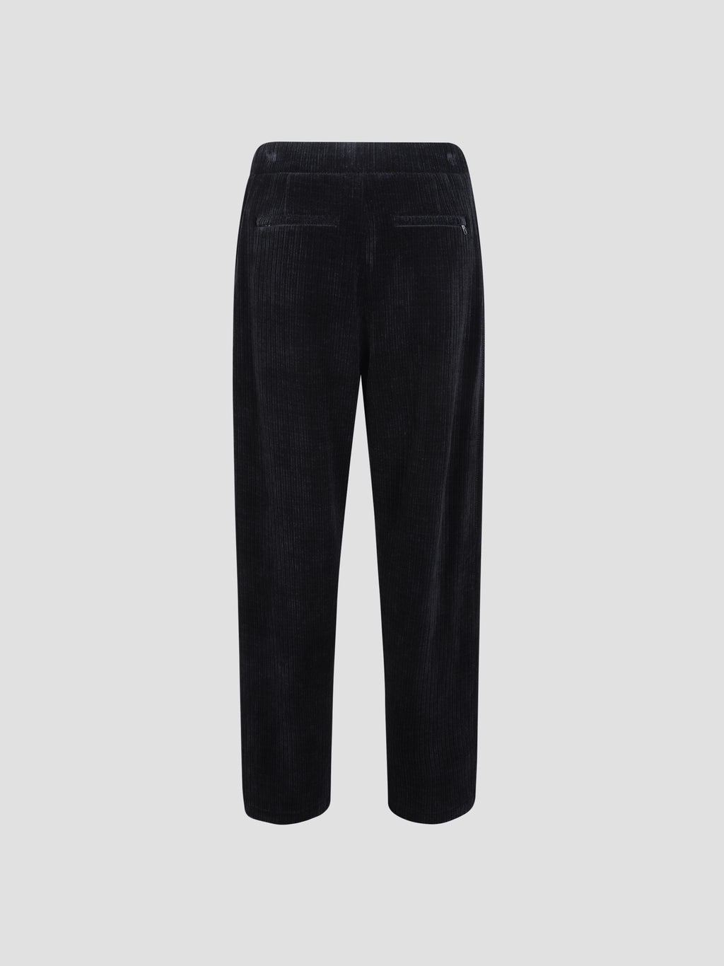 Velour corduroy track trousers